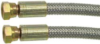 TUBO FLESSIBILE OLEODINAMICO 1/4"x800 mm