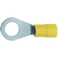 Наконечник кольцевой 0.4 мм², Ø: 3.3 мм, желтый, 1 шт Klauke 6193