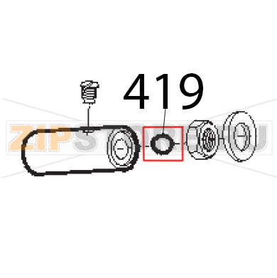 Sfera DA3/16 Sirman Mirra 300 Sfera DA3/16 Sirman Mirra 300Запчасть на деталировке под номером: 419