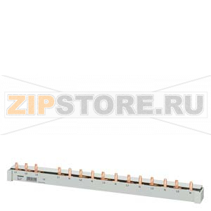PIN ШИНА, 10ММ2 16MW, 4ФАЗН.S, SLICEABLE УЗО 4P N RIGHT AND 6 MCB 1P+N SAFE TO TOUCH Siemens 5ST3770-4 