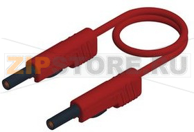 Провод тестовый 2 м, красный Hirschmann MLB 200/1 V RED 