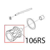 Manopola numerata rossa GH30 Sirman Palladio 350