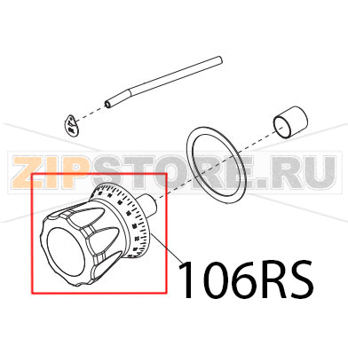 Manopola numerata rossa GH30 Sirman Palladio 350 Manopola numerata rossa GH30 Sirman Palladio 350Запчасть на деталировке под номером: 106RS