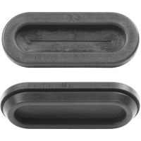 Зажим кабельный с продольным отверстием, Ø: 21 мм, PVC, черный, 1 шт PB Fastener 1097-01