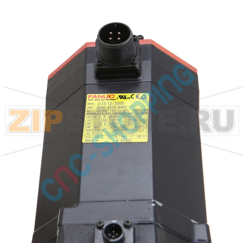 Серводвигатель с прямым валом и тормозом Fanuc A06B-0078-B403 