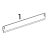 Ribbon strip plate (203 and 300 dpi) RH and LH Zebra 170PAX4