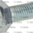 ВИНТ С ШЕСТИГРАННОЙ ГОЛОВКОЙ M10X25 - ВИНТ С ШЕСТИГРАННОЙ ГОЛОВКОЙ M10X25