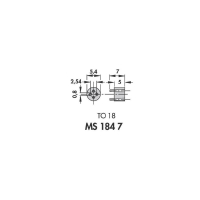 Подложка для транзистора Fischer Elektronik MS 184-7