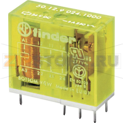 Реле электромагнитное 12 V (DC), 8 A Finder 50.12.9.012.1000 