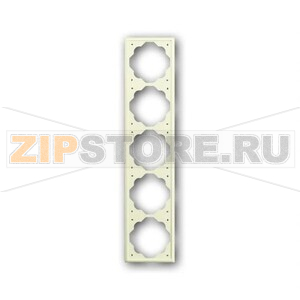 Рамка пятиместная, слоновая кость ABB 2CKA001754A4316 