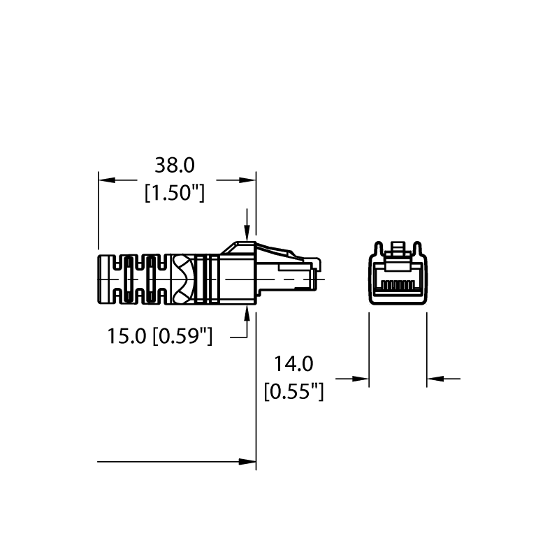 Кабель Ethernet Turck RJ45S RJ45S 841-4M 