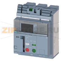 fixed-mounted molded case circuit breaker frame 1600; with RTC and 4AUX trip alarm switch S24; Icu "C" Icu=110kA @ 415V, 3-pole ETU660, LSIG, In=1600A display, meas., comm. function Ir=640...1600A Isd=0.6...10xIn, Ii=1.5...15xIn N conductor protec. adjust
