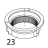 Gear wheel rim Bear Varimixer AR80 VL-1S