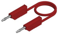 Провод тестовый 0.25 м, красный Hirschmann MLN 25/1 RED