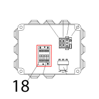 Teleruttore 4P A9/25A, ACl 230 V, 50 Hz Tecnoinox B8MFIE9