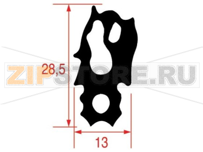 Уплотнение двери (500x470мм) Rational CM 61 начиная с 04/2004 Запчасть снята с производства, заменена на каталожный номер 20.01.800P.  Количество запчастей (комплектующих) Rational в оборудовании: 1 шт.