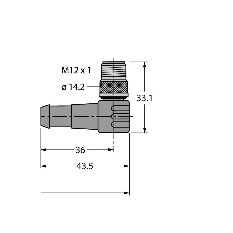 Кабель Turck WSC-WSC5701-0.5M 