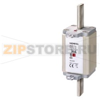 ПЛАВКАЯ ВСТАВКА НИЗКОВОЛЬТНАЯ GL/GG С ИЗОЛИРОВАННЫМИ ВЫСТУПАМИ ДЛЯ МОНТ./ДЕМОНТ. С ЦЕНТРАЛЬНЫМ ИНДИКАТОРОМ ТИПОРАЗМЕР 2, Iном.=224A, Uном.=500В Siemens 3NA6242