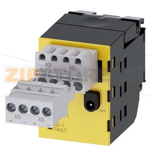 AS-INTERFACE МОДУЛЬ, 2 ВХОДА БЕЗОПАСНОСТИ (SAFETY), 1 СВЕТОДИОД, КРАСНЫЙ СВЕТ, 4-ПОЛ. КОННЕКТОР С ВИНТОВЫМИ КЛЕММАМИ И 4-POLE CONNECTOR С ПРУЖИННЫМИ КЛЕММАМИ, ДЛЯ МОНТАЖА НА ДЕРЖАТЕЛЕ АКТУАТОРА Siemens 3SU1401-1EE20-2AA0 