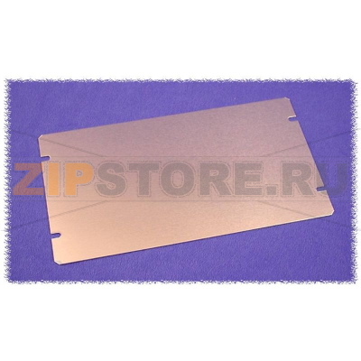 Часть корпуса алюминиевая 295x152x1 мм, серая, 1 шт Hammond 1434-22 