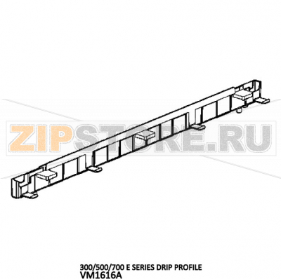 300/500/700 E series drip profile Unox XVC 305E 300/500/700 E series drip profile Unox XVC 305EЗапчасть на деталировке под номером: 26Название запчасти на английском языке: 300/500/700 E series drip profile Unox XVC 305E