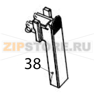 Brewing unit handle Hurakan HKN-ME709 Brewing unit handle Hurakan HKN-ME709Запчасть на деталировке под номером: 38