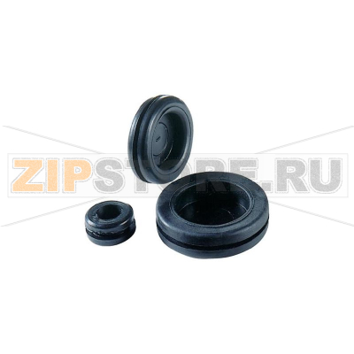 Заглушка 30x8 мм, черная, 1 шт Richco DGB-13 
