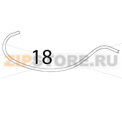 Tubo in plastica Scotsman AF 206 Tubo in plastica Scotsman AF 206Запчасть на деталировке под номером: 18