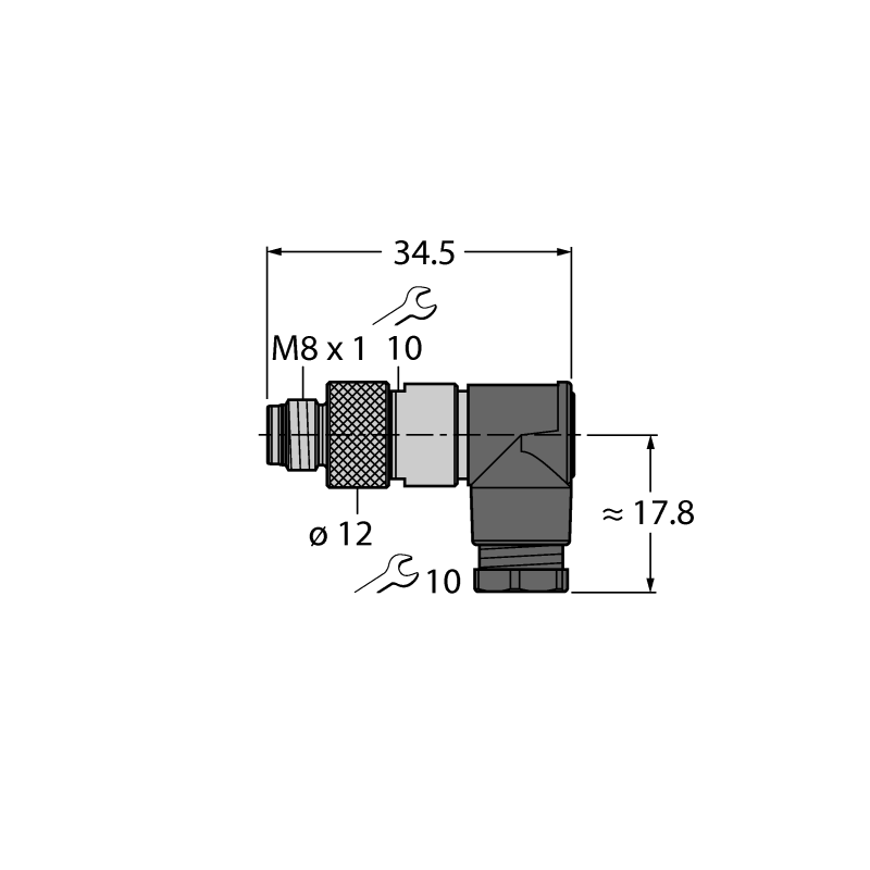 Разъем разборный Turck BS5241-0 