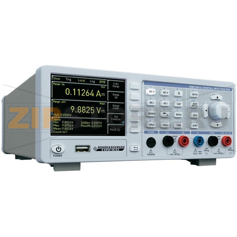 Мультиметр настольный, цифровой, CAT II, 600 В, 480000 точек Rohde & Schwarz HMC8012 Ethernet/USB 