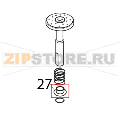 Boccola x pistone neutro Saeco Royal Classic Boccola x pistone neutro Saeco Royal ClassicЗапчасть на деталировке под номером: 27