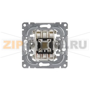 Механизм одноклавишного двухполюсного выключателя 16 А, 250 В ABB 2TKA000130G1 