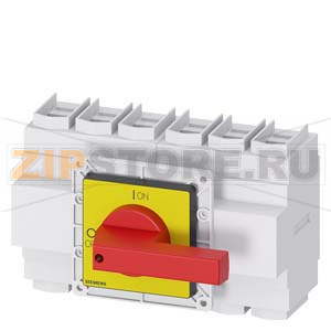 ГЛАВНЫЙ КОНТРОЛЬНЫЙ ВЫКЛЮЧАТЕЛЬ 4-ПОЛЮСА FRONT MOUNTING FOUR-HOLE MOUNTING ROTARY ACTUATOR BLACK Siemens 3LD2305-3VK13 