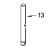 Shaft, Vertical KitchenAid 5KPM5EWH4
