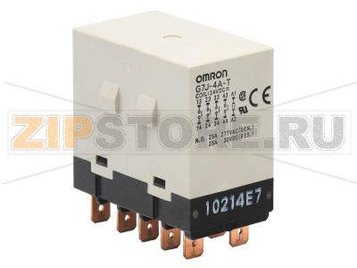 Реле электромеханическое Omron G7J-4A-T 24VDC 