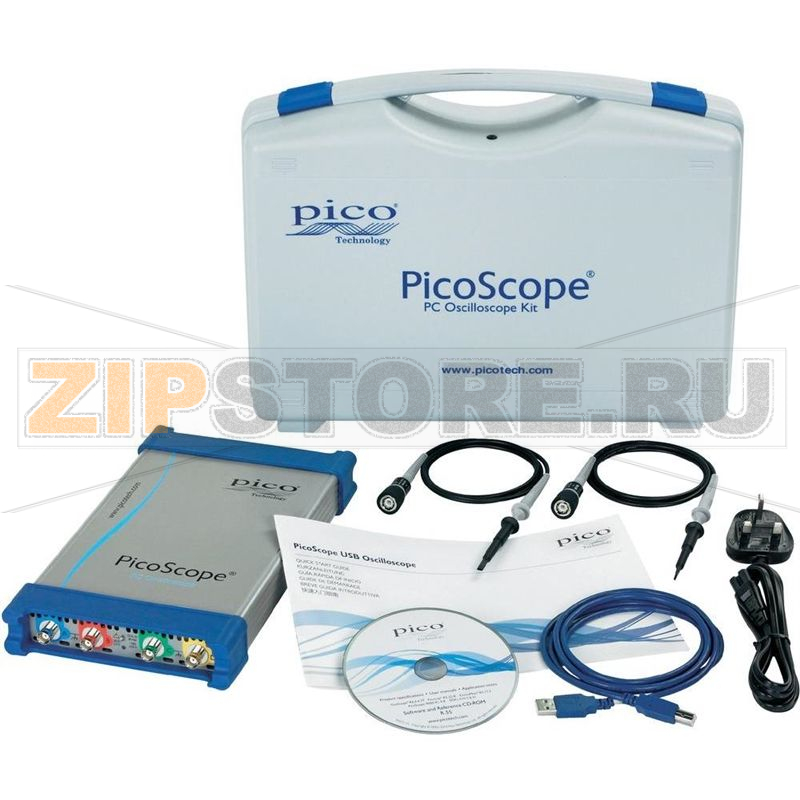 Осциллограф USB 250 МГц, 8 каналов, 5 Гвыб/с, 256 МБ/кан, 8 бит Pico PicoScope 6402C 