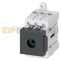 Главный выключатель 3-пол., Iu 16A рабоч.коммутация при AC-23 A при 400В 7,5кВт уст.в распред.шкаф базовая устан. без ручки Siemens 3LD3010-0TK05