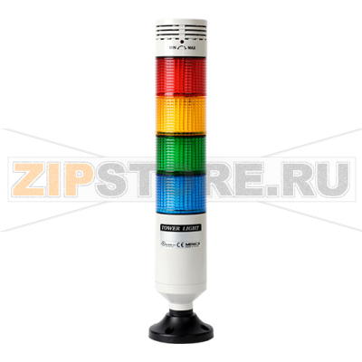 Колонна сигнальная, светодиодная, модульная, Ø: 56 мм Autonics PTE-AGX-402-RYGB 