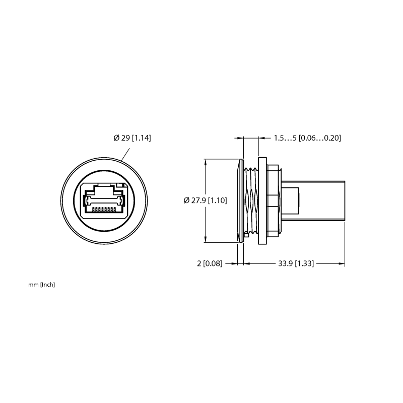 Адаптер Turck RJ45SF-RJ45SF-88 