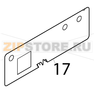 Plate Silanos E1000 Plate Silanos E1000Запчасть на деталировке под номером: 17