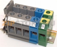 Terminal strip with fuse 35 mm²   L1-L3,
