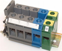 Terminal strip with fuse 35 mm²   L1-L3,