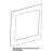 Yellow ser. glass 446x476x4 TFL Unox XL 505