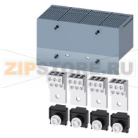 КЛЕММА ДЛЯ КРУГЛОГО ПРОВОДА CU 6 КАБЕЛЕЙ 4 ШТ. ПРИНАДЛЕЖНОСТЬ ДЛЯ: 3VA2 400/630 Siemens 3VA9304-0JF60