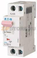 Выключатель автоматический 2А, кривая откл. С, 1+N полюса, откл. способ. 10 кА Eaton PL7-D2/1N