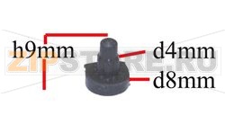 PIEDINO GRIGLIA CANDY 42012008 