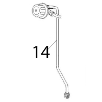 Water burner pipe ass. y Angelo Po 0G1CP1E