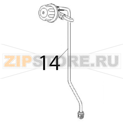 Water burner pipe ass. y Angelo Po 0G1CP1E Water burner pipe ass. y Angelo Po 0G1CP1EЗапчасть на деталировке под номером: 14