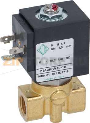 ELETTROVALVOLA ODE 2 VIE ø 1/4" 24VDC 