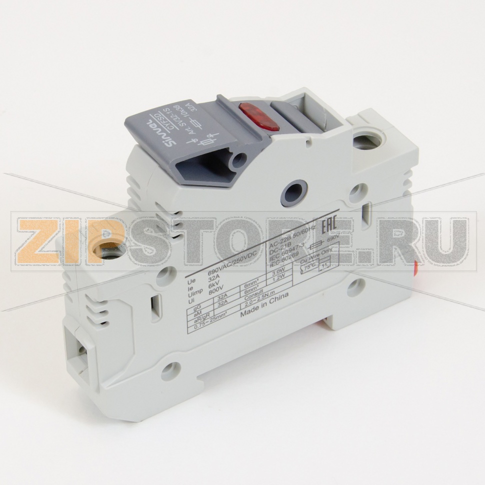 ПВР модульный 32 А, 1Р, 10x38 мм, LED Sinvel SV32-1S 